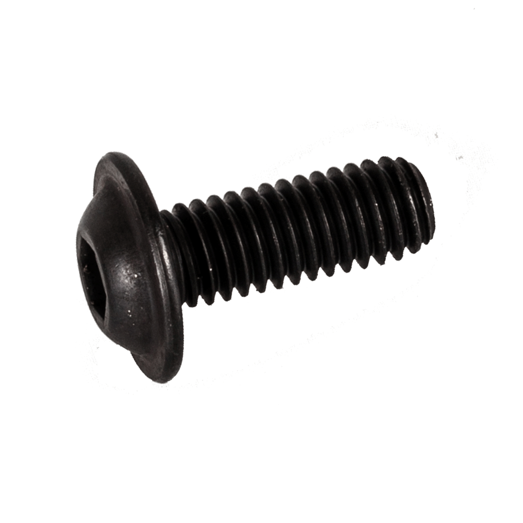 Bulloni A Testa Bombata Esagonale ISO7380 - Acciaio Nero Grado 10.9 - M2 M2.5 M3 M4 M5 M6