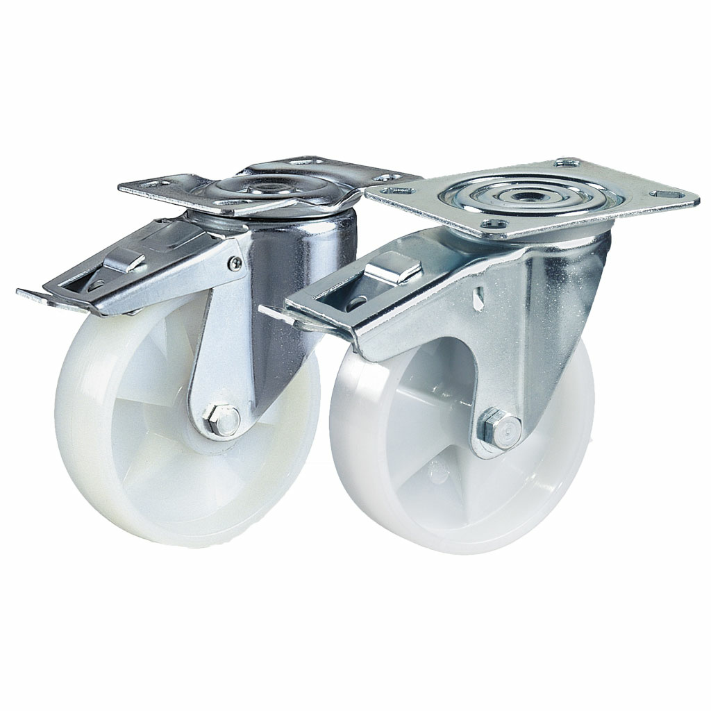 Ruote Con Freno Ruote Per Carrello 5 X 1-1/4 Pollici, Set Con 2 - Foto 11