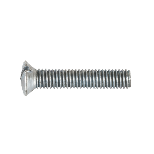 Slotted oval head screw DIN 964 iron 4.8 Zinc plated