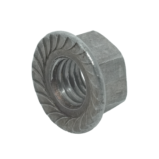 DIN 6923 Hex Nut with Flange, serrated Cl 8