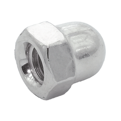 DIN 1587 Hex Domed Cap Nut  Cl 6 Nickel Plated
