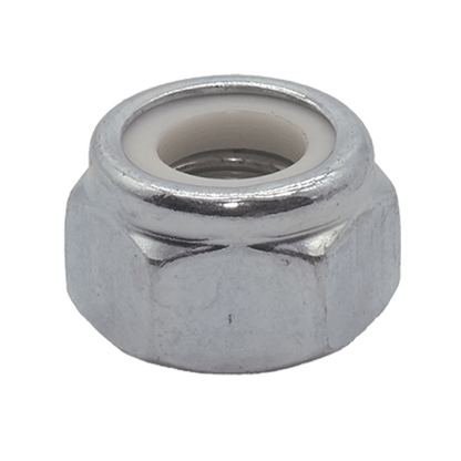 DIN 982 Hex Locking Nut high type Cl 10 Zinc Plated