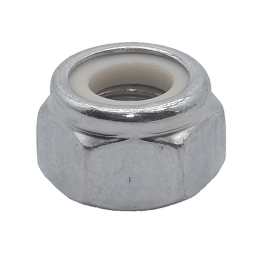 DIN 982 Hex Locking Nut high type, fine thread Cl 10 Zinc Plated