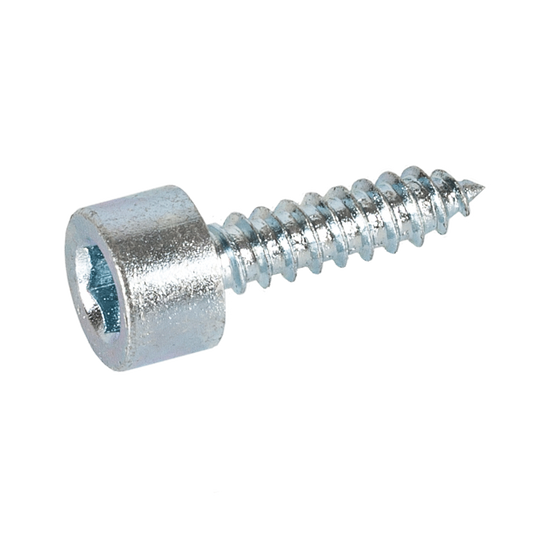 Hex socket head cap tapping screw - C15 casehardened steel zinc plated