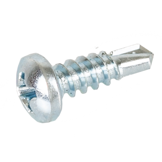 DIN 7504-N Phillips pan head drilling screw Zinc plated