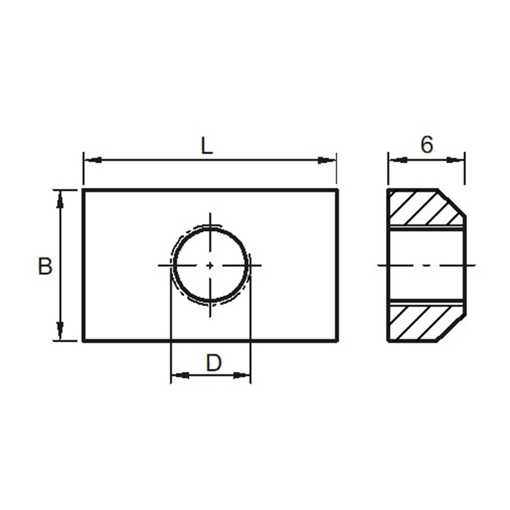 Rectangular nut – Berardi Group