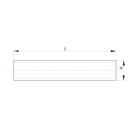 Barra filettata passo fine DIN 976-1 A - Acciaio 8.8