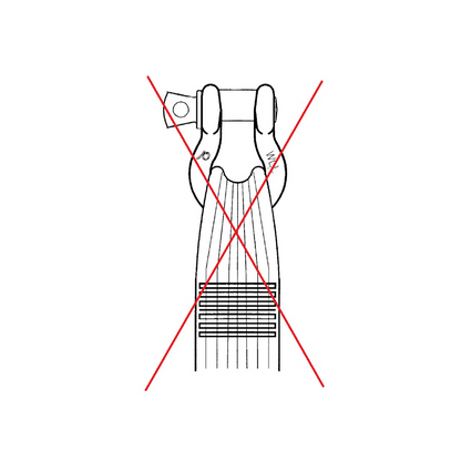 Fascia di sollevamento con asole