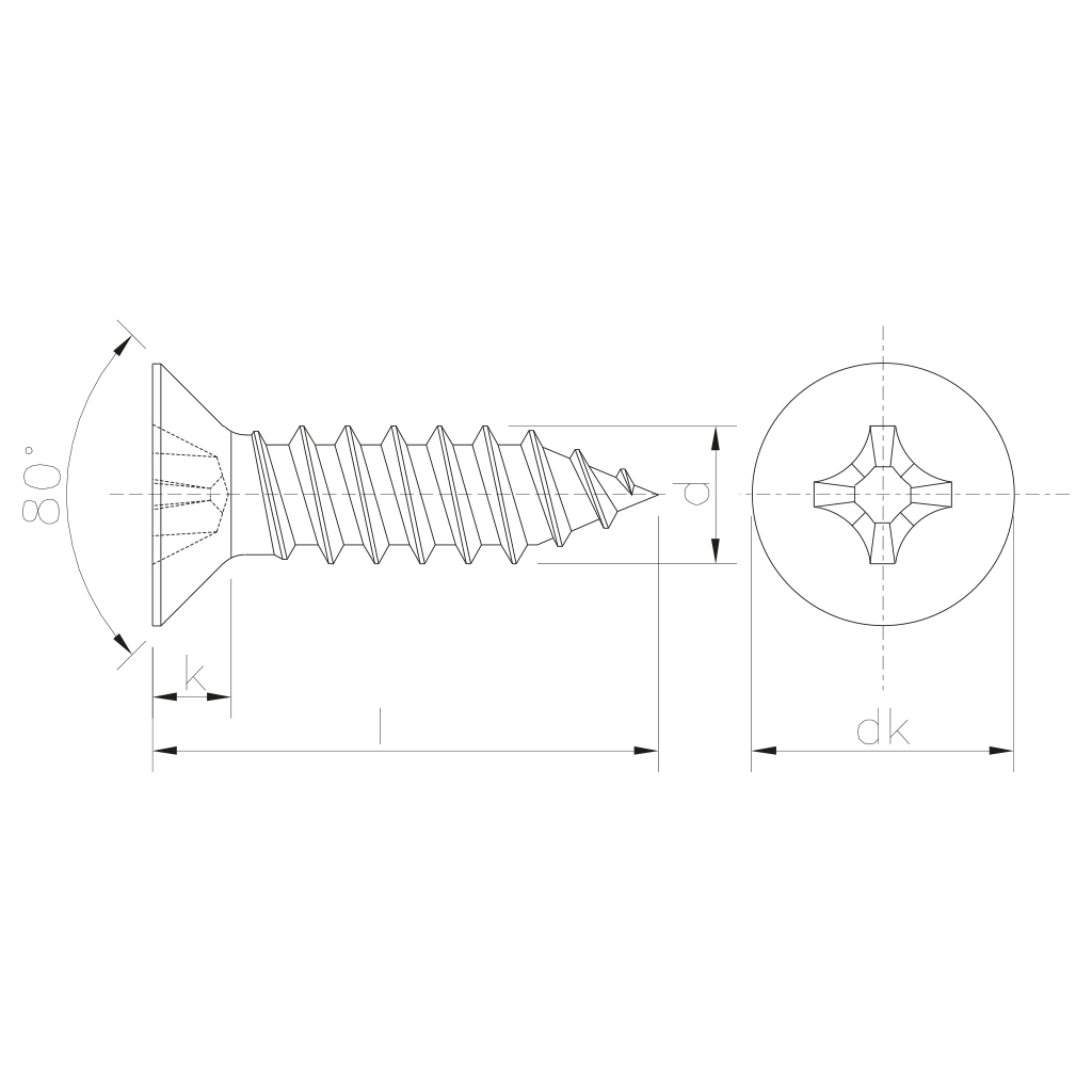DIN 7982 C H Cross Recessed CSK Tapping Screw Nickel Plated Berardi Group din-7982-c-h-cross-recessed-csk-tapping-screw-nickel-plated-berardi-group