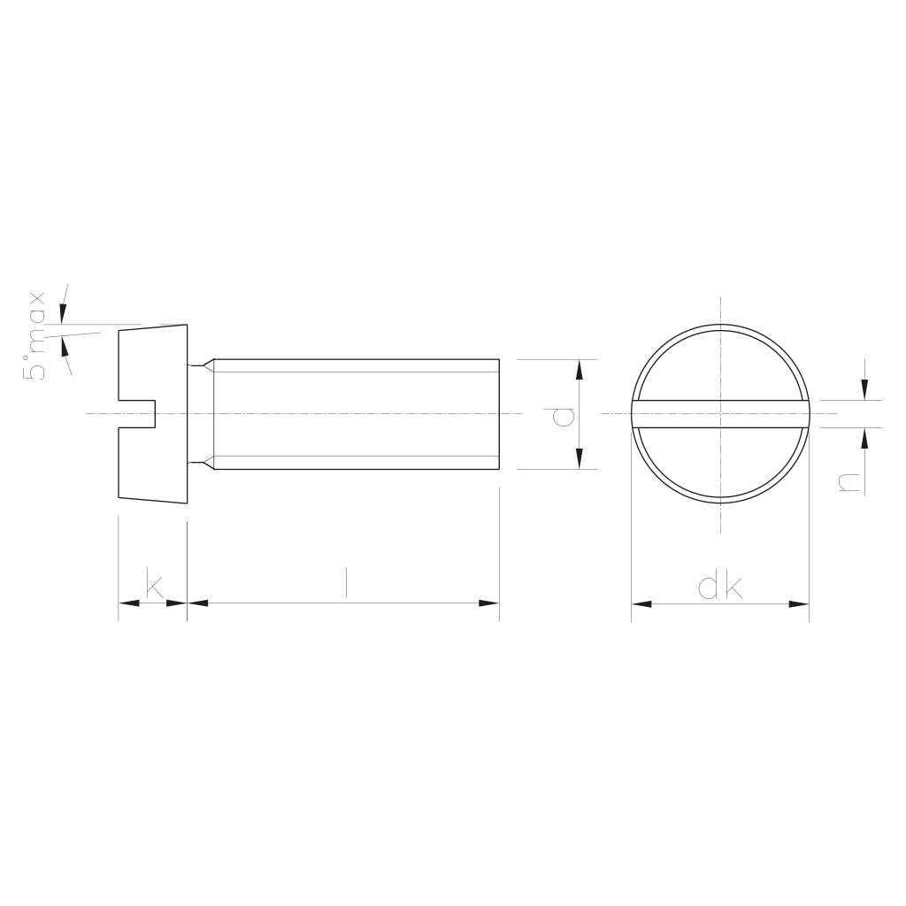 Viti M5 A Fessura DIN 84 Viti Cilindriche In Acciaio Inox VA M5 A Fessura - Standard DIN 84, Marca S P, Per Mille Usi Viti A Testa Cilindrica Fessurata - Foto 8