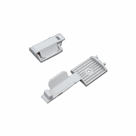Flat cable fastener adhesive/screw mount