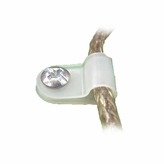 Ribless cable fastener screw mount
