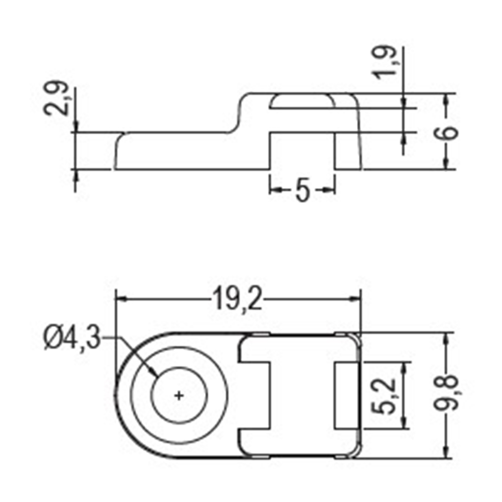 Fascetta fermacavo omega - ISC Plastic Parts Fascetta fermacavo omega - ISC Plastic Parts