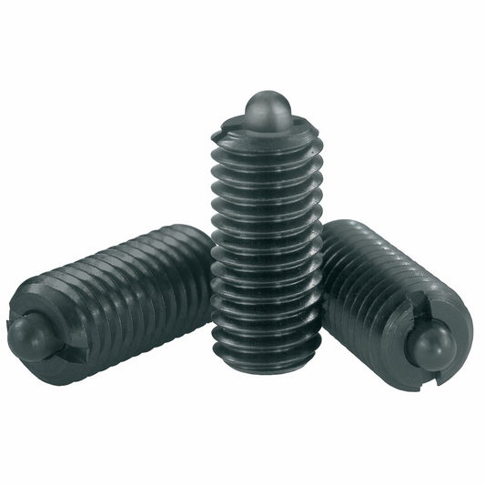 Hex socket spring plunger steel - Thrust pin