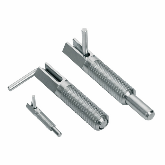 Indexing plunger thin grip