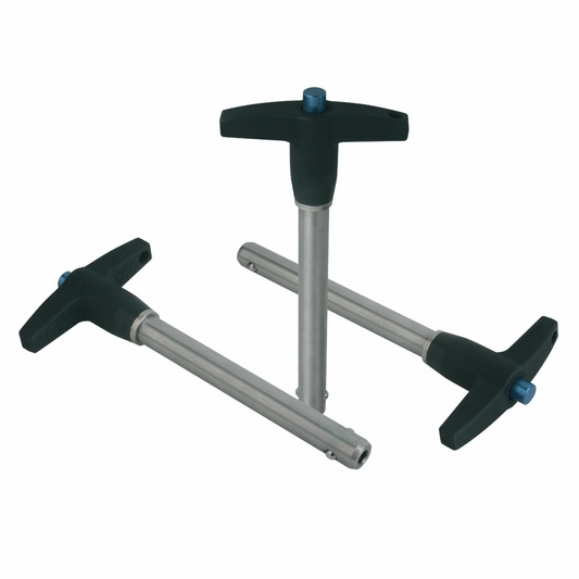 Ball lock pin - T-grip aluminium