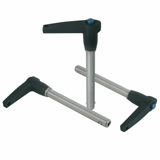 Ball lock pin - L-grip aluminium