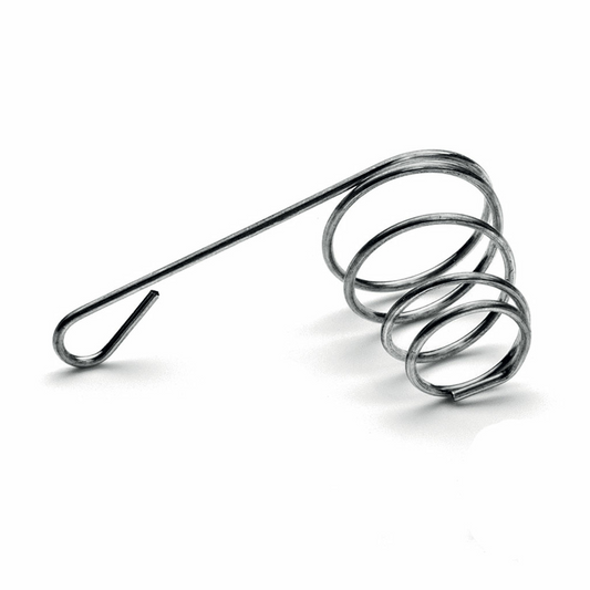 Battery spring exterior mount beryllium copper alloy