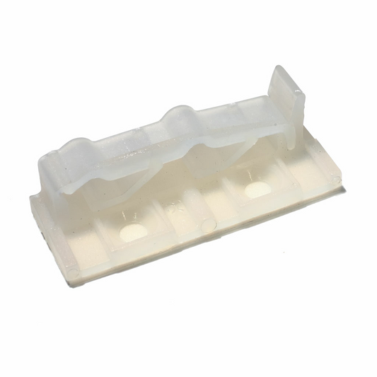 Flat cable fastener adhesive/screw mount