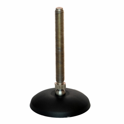 Piedino snodato inox senza antiscivolo 15°