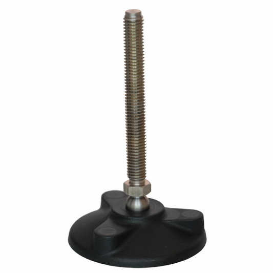 Piedino snodato inox senza antiscivolo 15° PD6ST